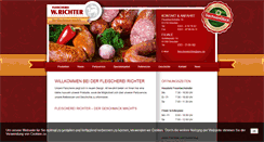 Desktop Screenshot of fleischerei-richter.com