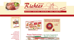 Desktop Screenshot of fleischerei-richter.de